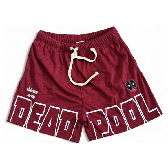 Civil Regime Other - Deadpool X Civil Regime Marvel Red Mesh Shorts 3XL New In Original Packaging